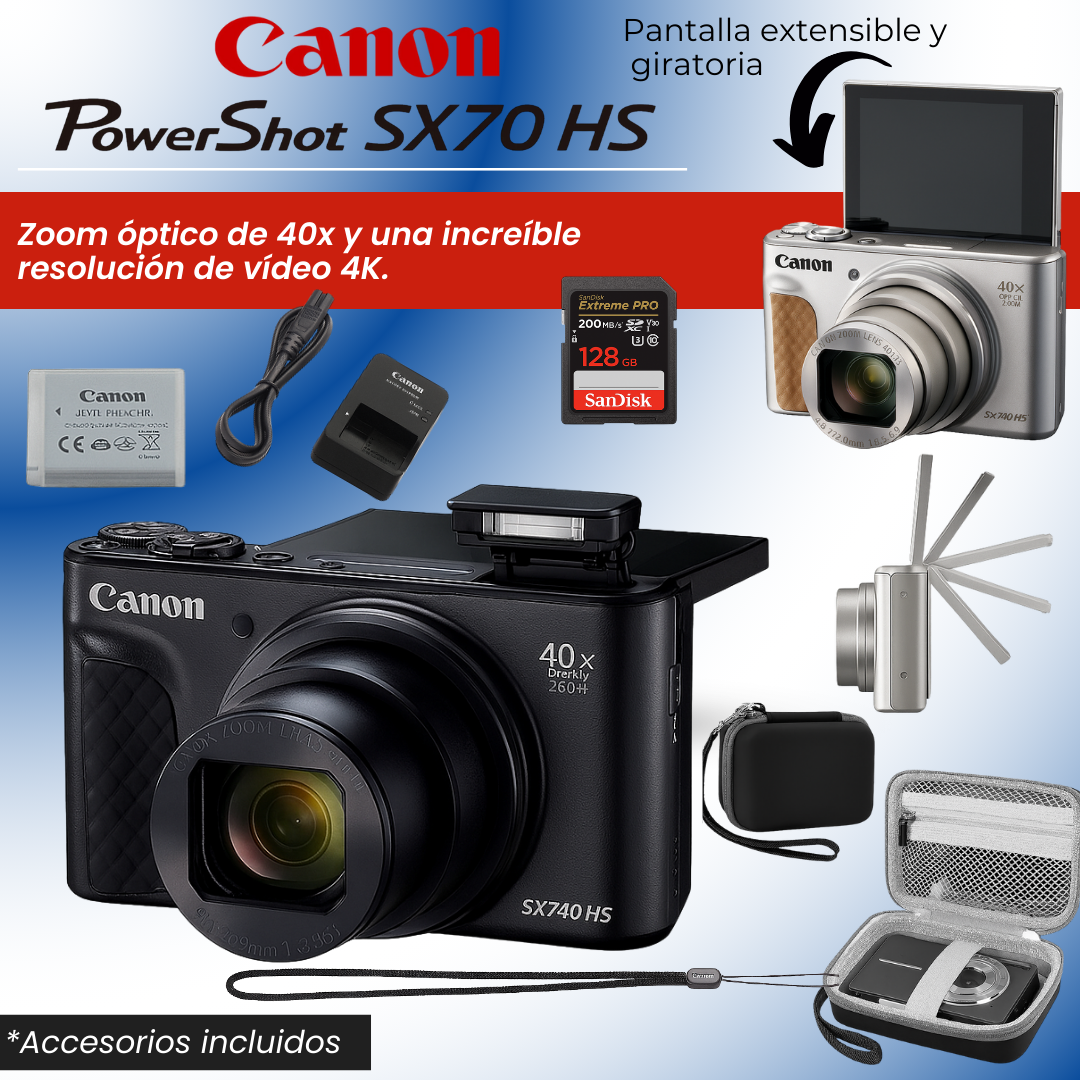 Cámara Canon PowerShot SX740 HS Lite Edition