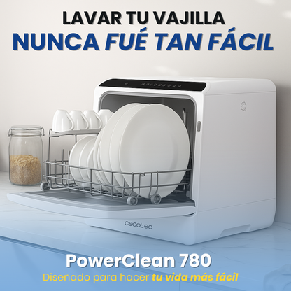 Lavavajillas Power Clean 780 Portátil e Inteligente